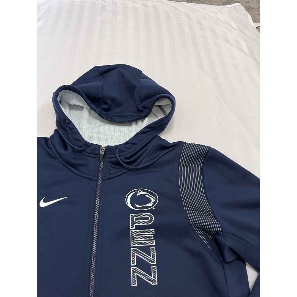 RARE Nike Penn State Athletic Staff Issued Dri-FIT Sideline Full Zip Hoodie L - Picture 3 of 12